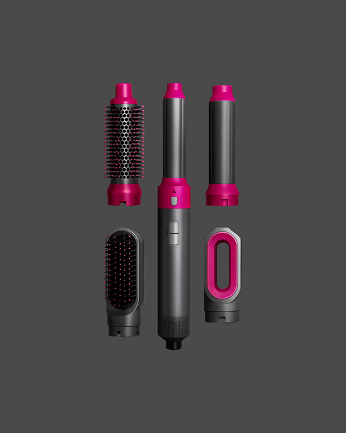 5-in-1 Hair Dryer Hot Comb