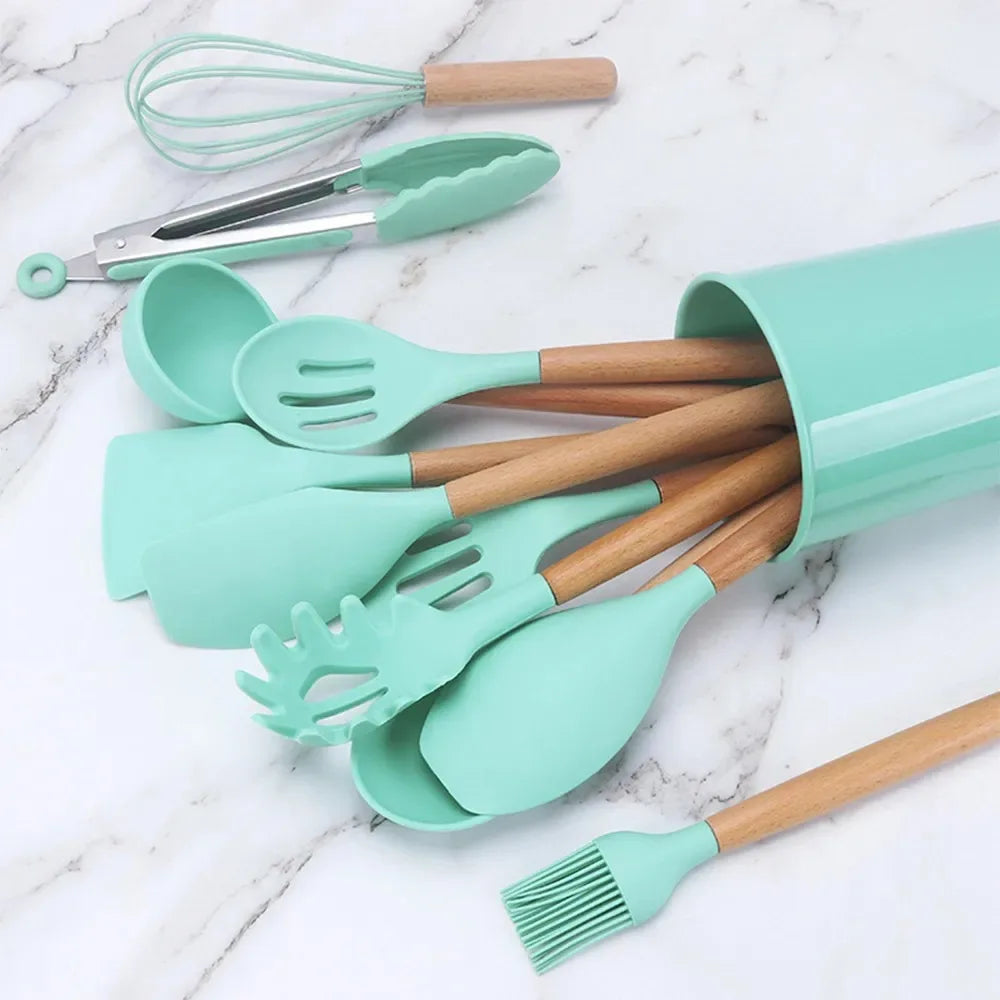 Silicone Spoon Kit for Kitchen