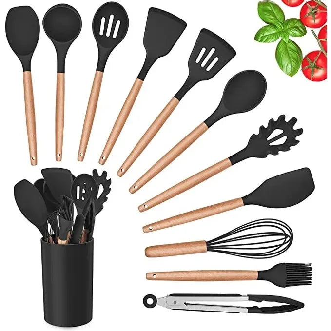 Silicone Spoon Kit for Kitchen