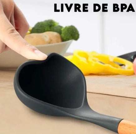 Silicone Spoon Kit for Kitchen