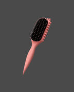 Brush for combing and styling male and female curls