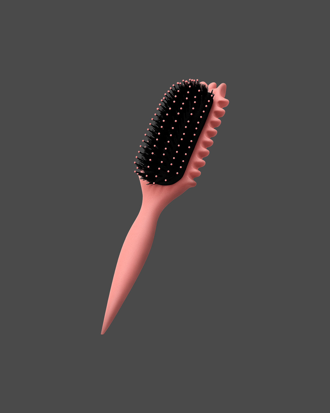 Brush for combing and styling male and female curls
