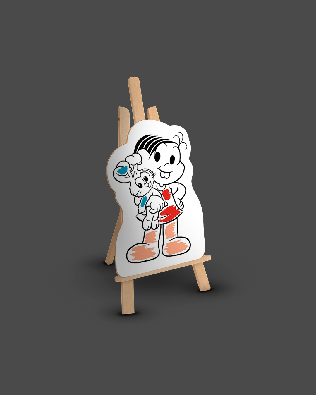 Monica's Gang Children's Painting Kit with Easel
