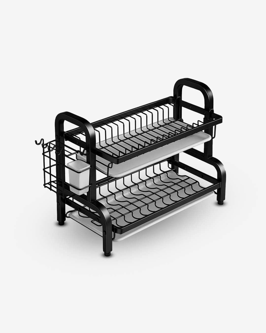 Multi-functional 2-Tier Dish Rack