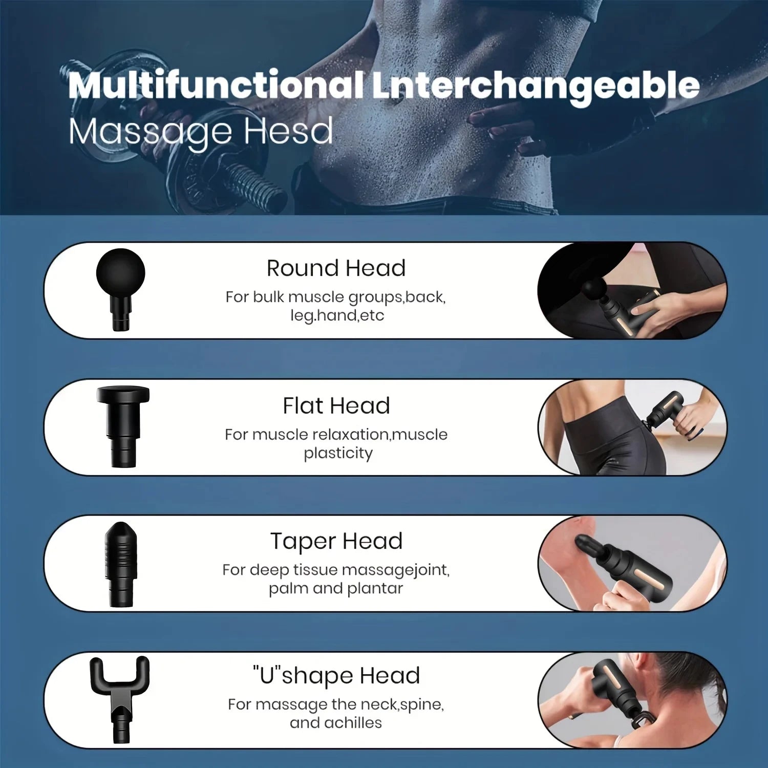 Portable Fascial Massage Gun Electric