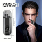 USB Rechargeable Nose &amp; Ear Hair Trimmer for Men