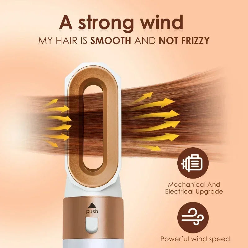 5-in-1 Hair Dryer Hot Comb