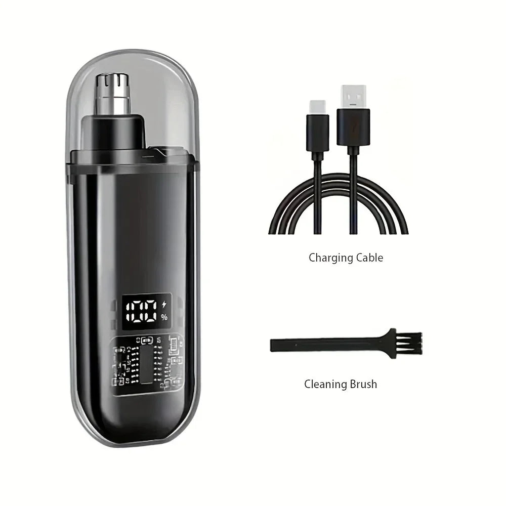 USB Rechargeable Nose &amp; Ear Hair Trimmer for Men