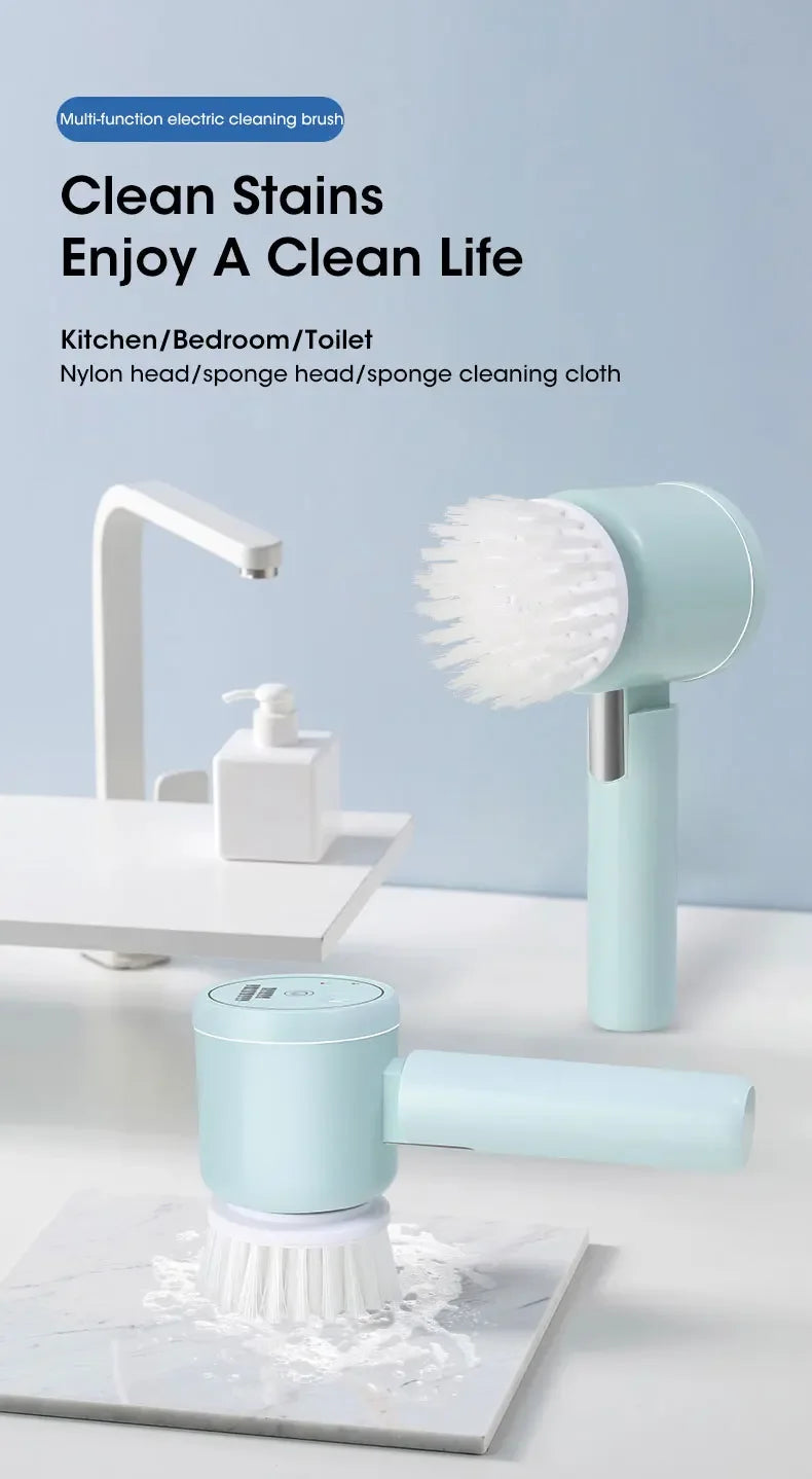 Cordless Electric Spin Scrubber