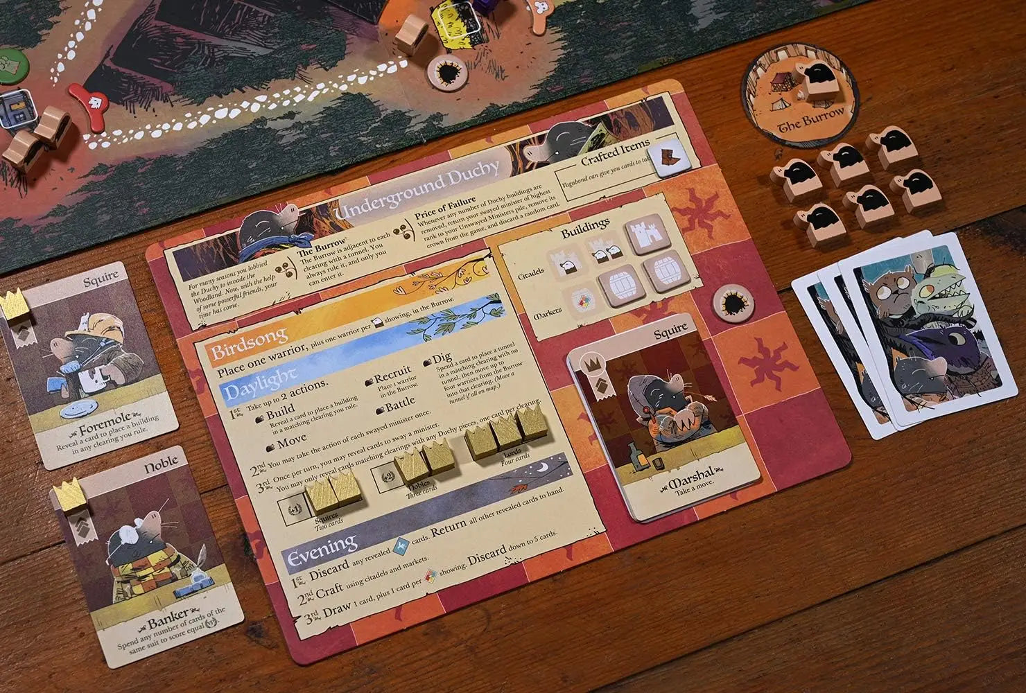Leder Games Root card games The Riverfolk