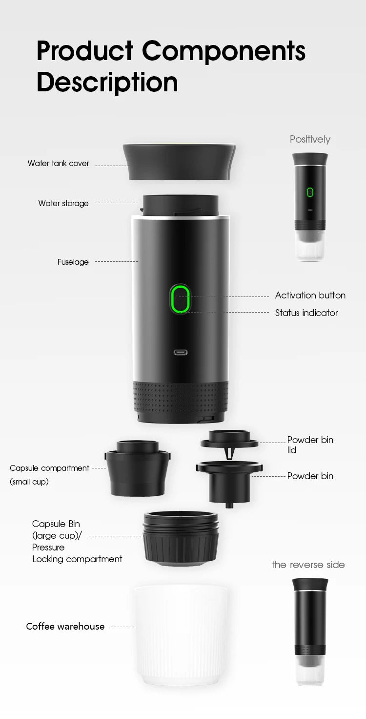 Electric Portable Espresso Coffee