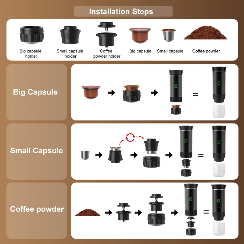 Electric Portable Espresso Coffee