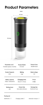 Electric Portable Espresso Coffee