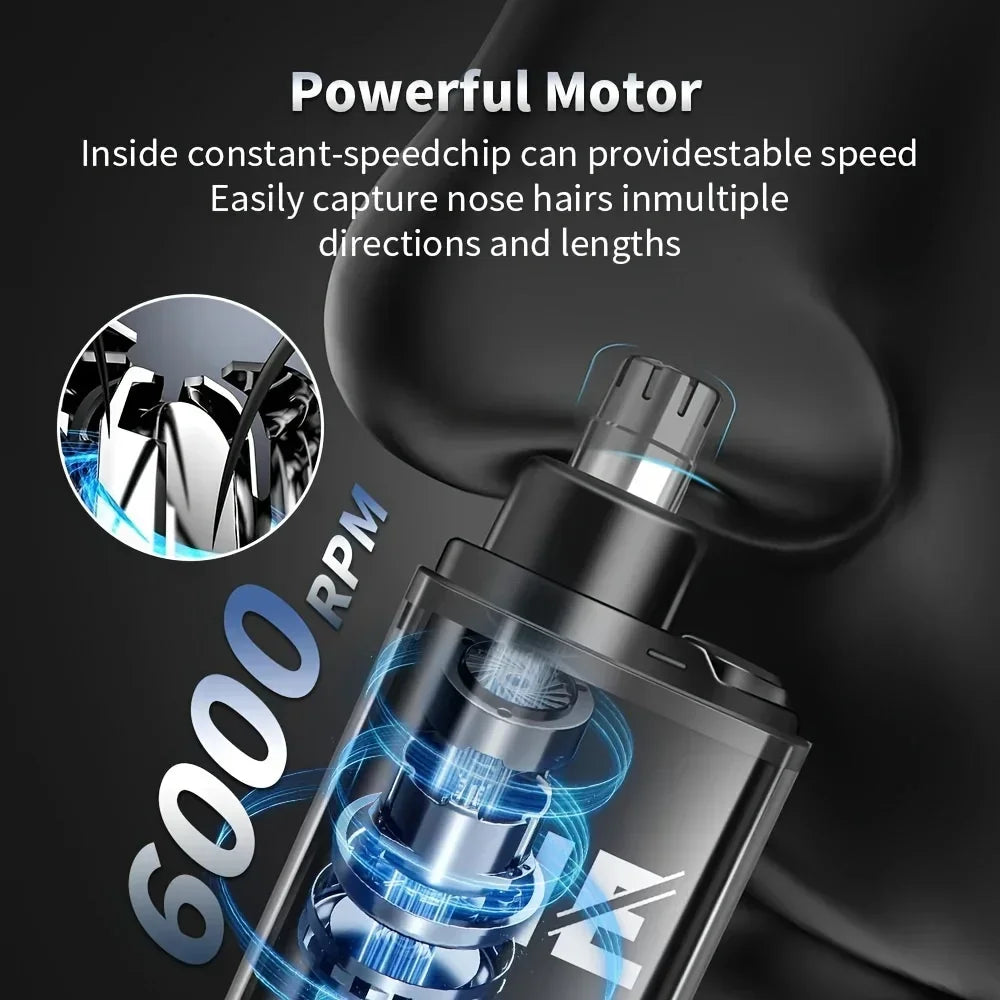 USB Rechargeable Nose &amp; Ear Hair Trimmer for Men