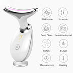 7 Colors EMS Neck Beauty Device Face
