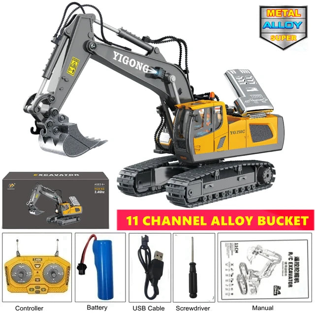 Remote Control Excavator 4x4