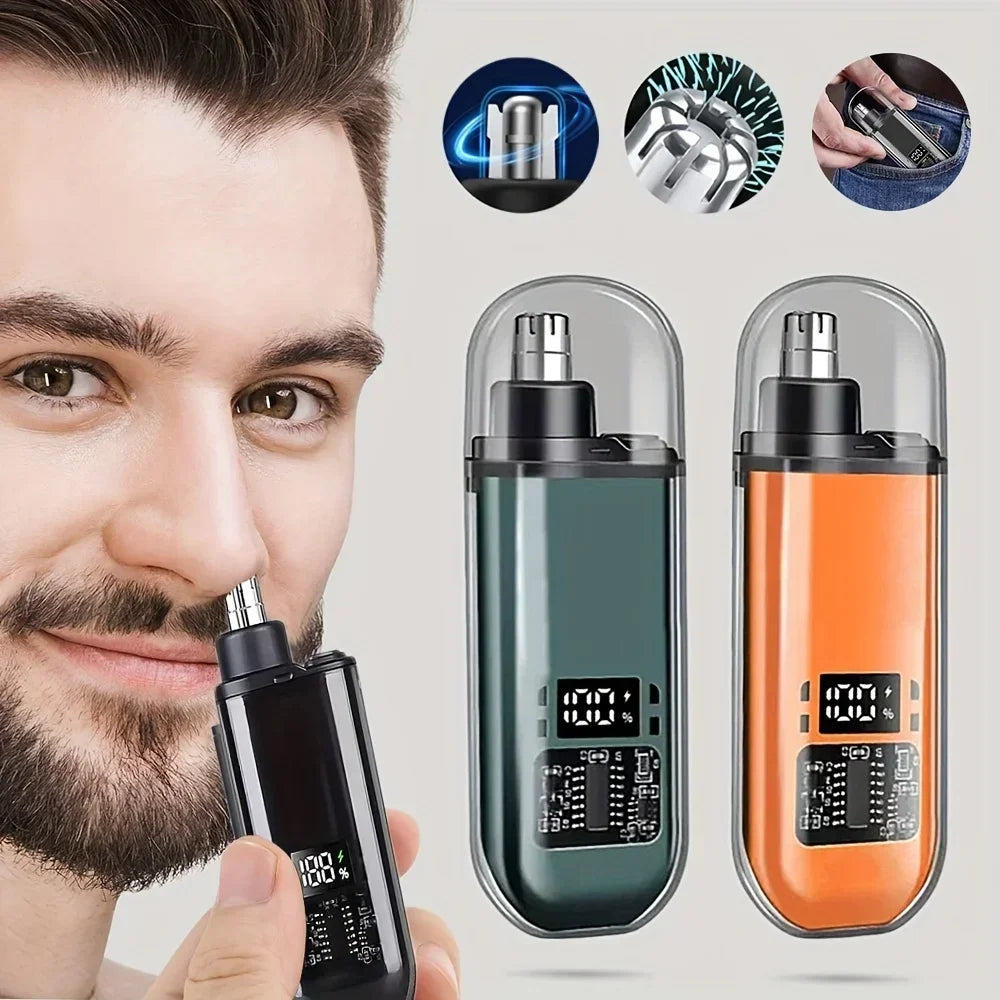 USB Rechargeable Nose &amp; Ear Hair Trimmer for Men