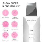 Electric Ultrasonic Skin Scrubber Face Spatula