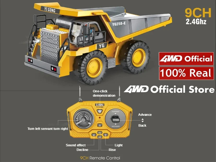 Remote Control Excavator 4x4