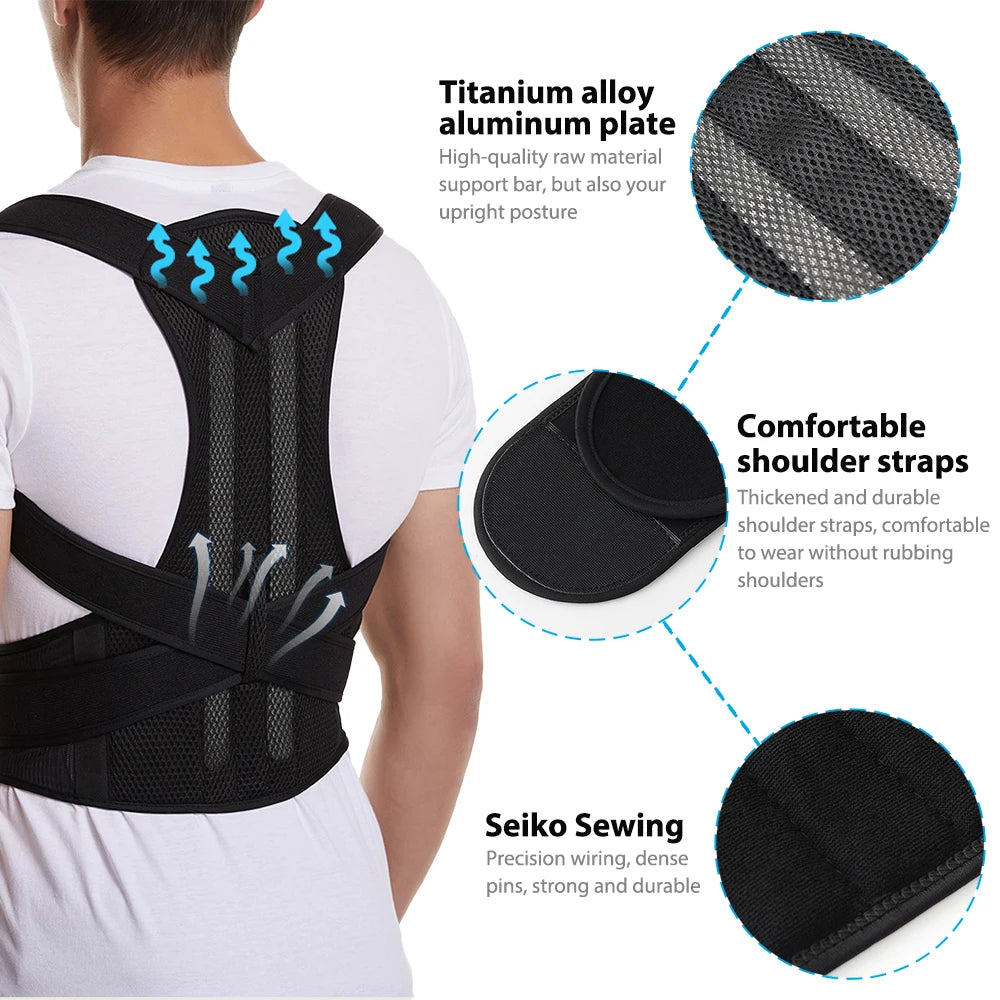 Back Brace Posture Corrector for Women &amp; Men