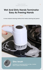 Cordless Electric Spin Scrubber