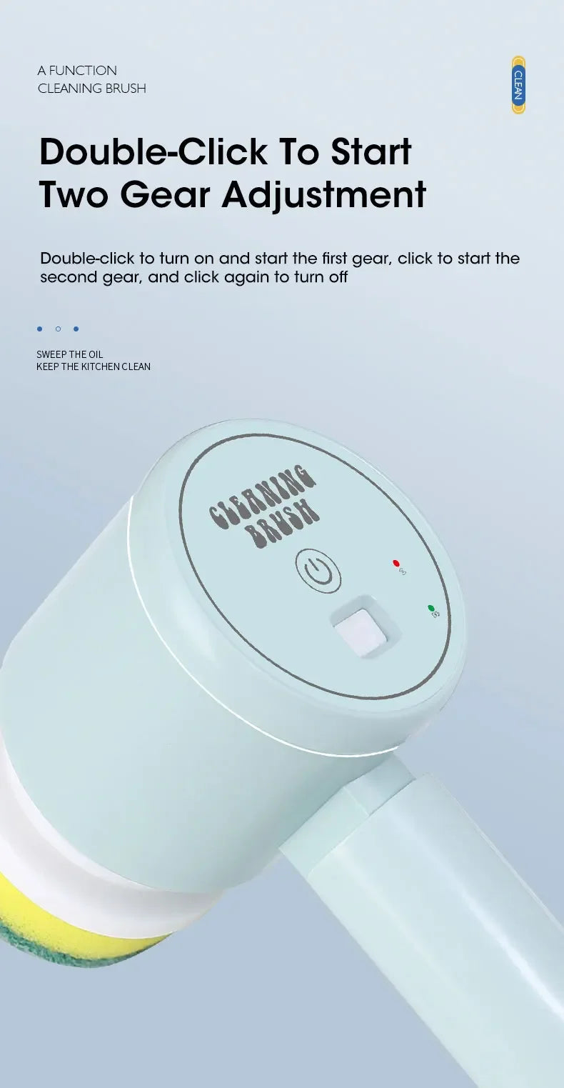 Cordless Electric Spin Scrubber