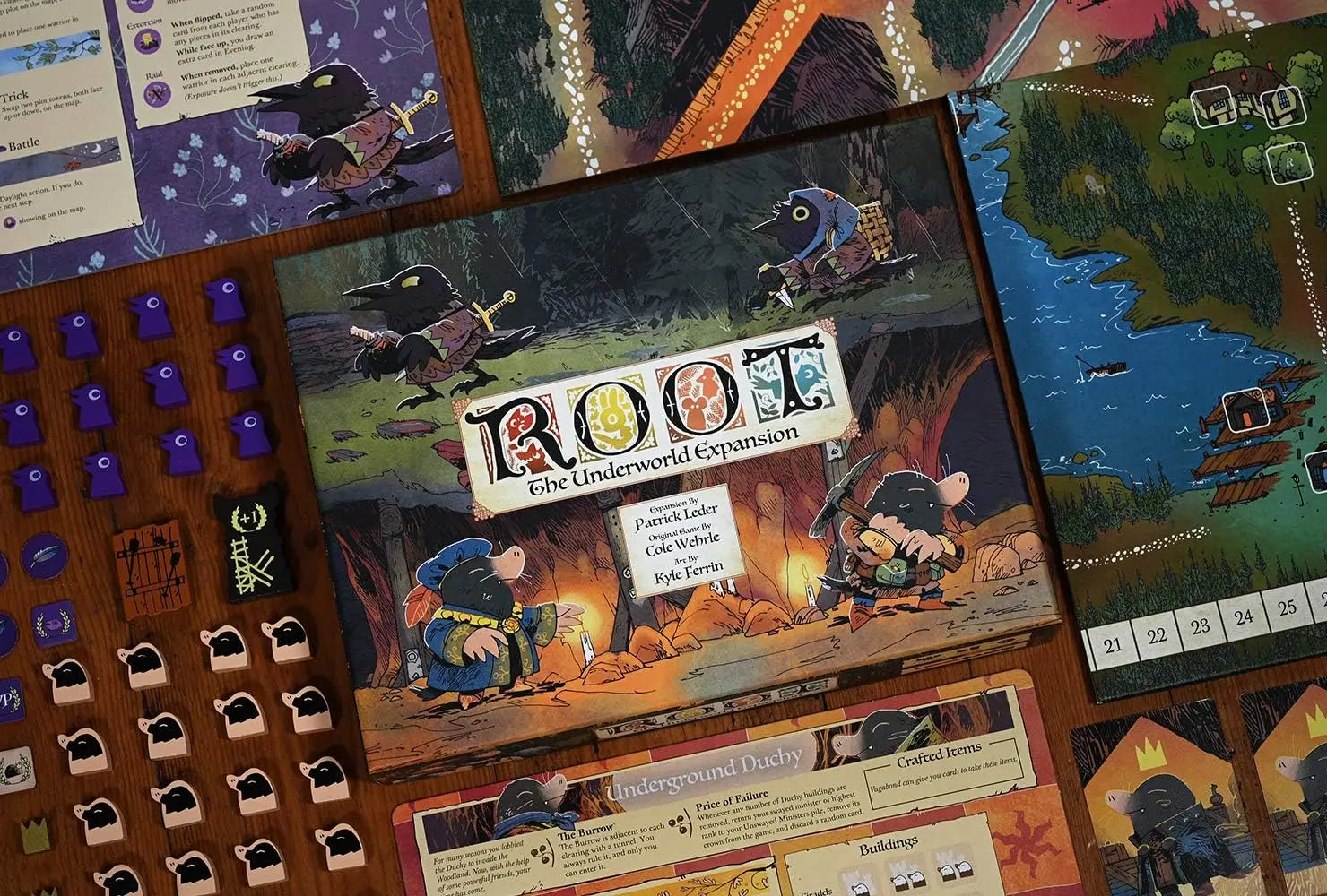 Leder Games Root card games The Riverfolk