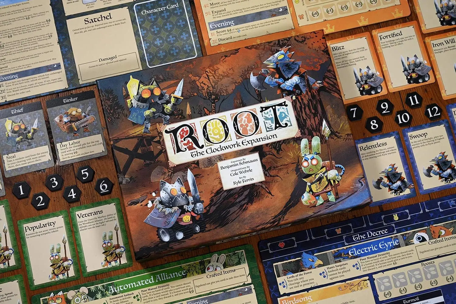 Leder Games Root card games The Riverfolk