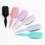 Brush for combing and styling male and female curls
