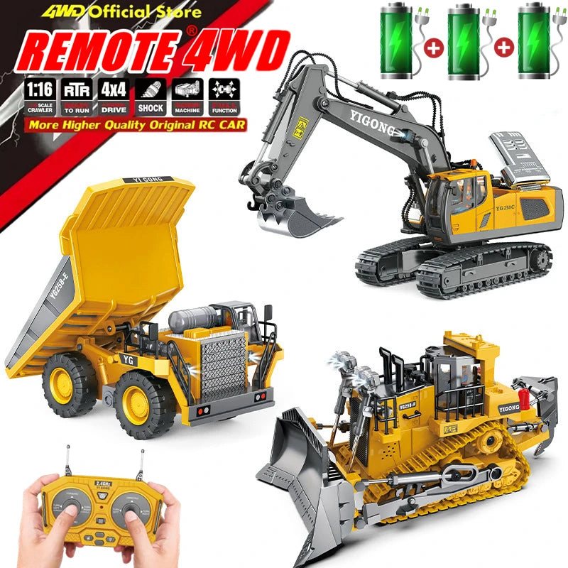 Remote Control Excavator 4x4