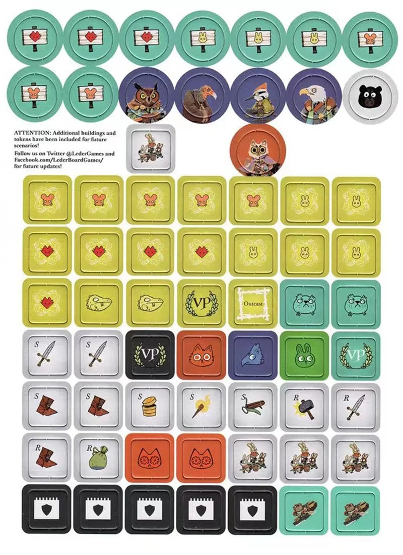 Leder Games Root card games The Riverfolk