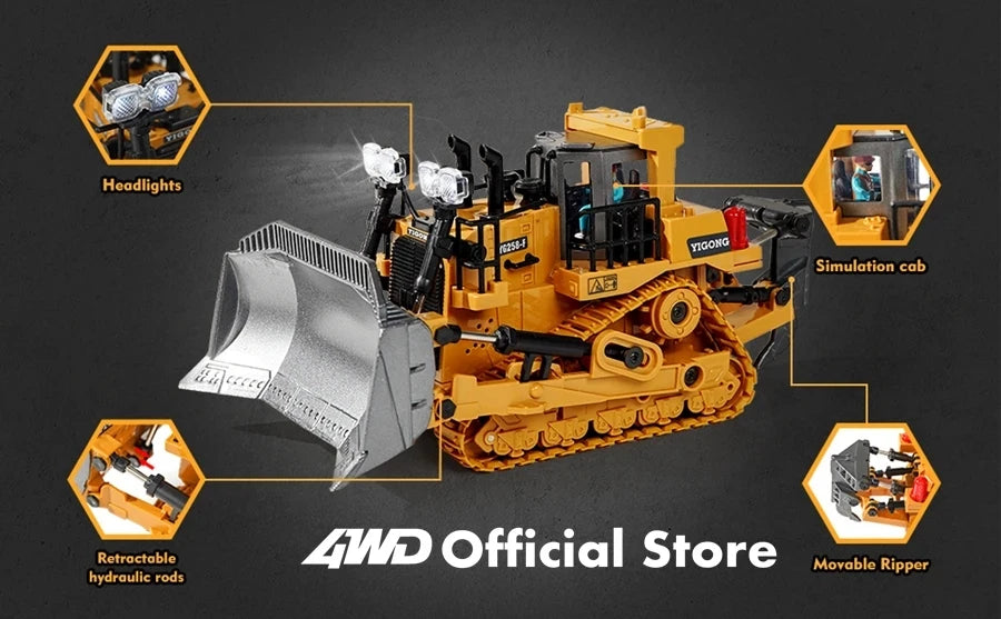 Remote Control Excavator 4x4