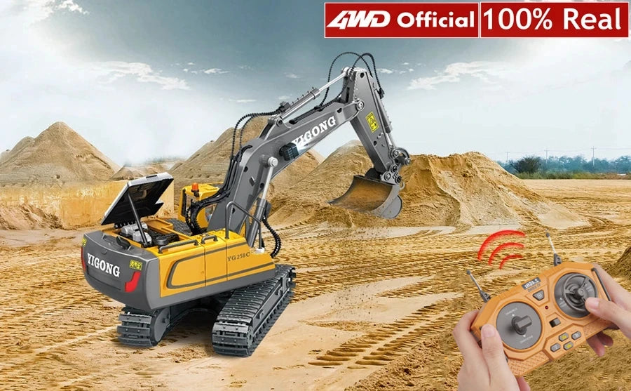 Remote Control Excavator 4x4