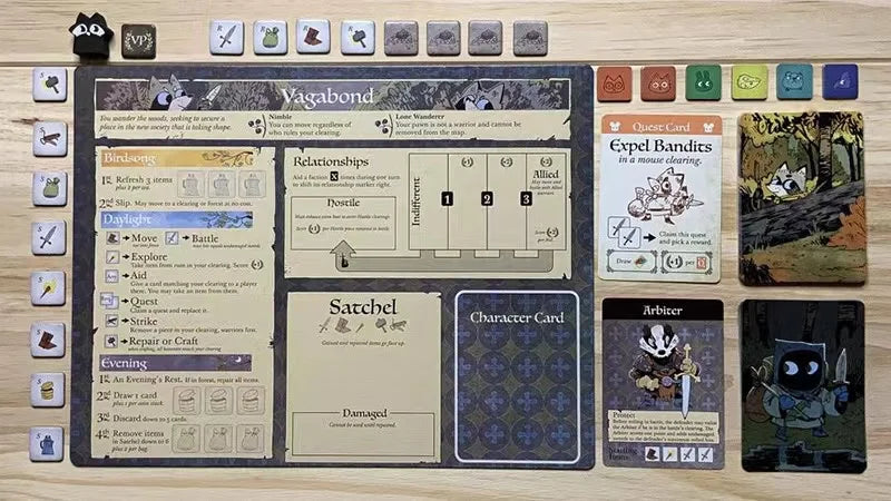 Leder Games Root card games The Riverfolk