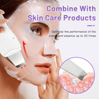 Electric Ultrasonic Skin Scrubber Face Spatula