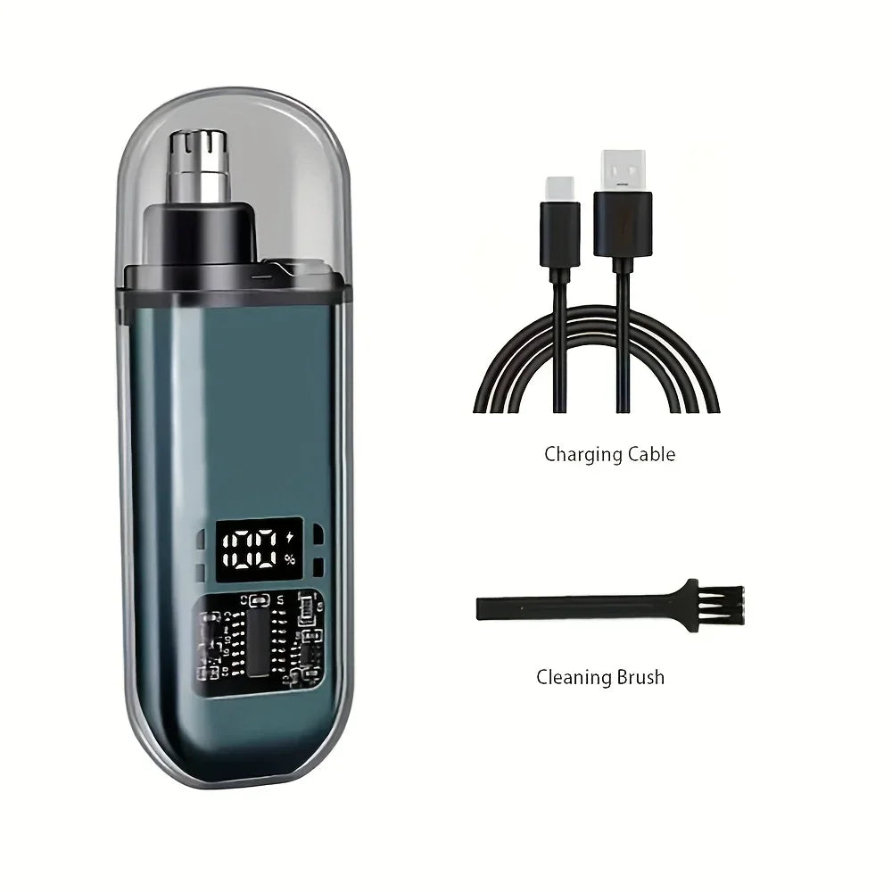 USB Rechargeable Nose &amp; Ear Hair Trimmer for Men