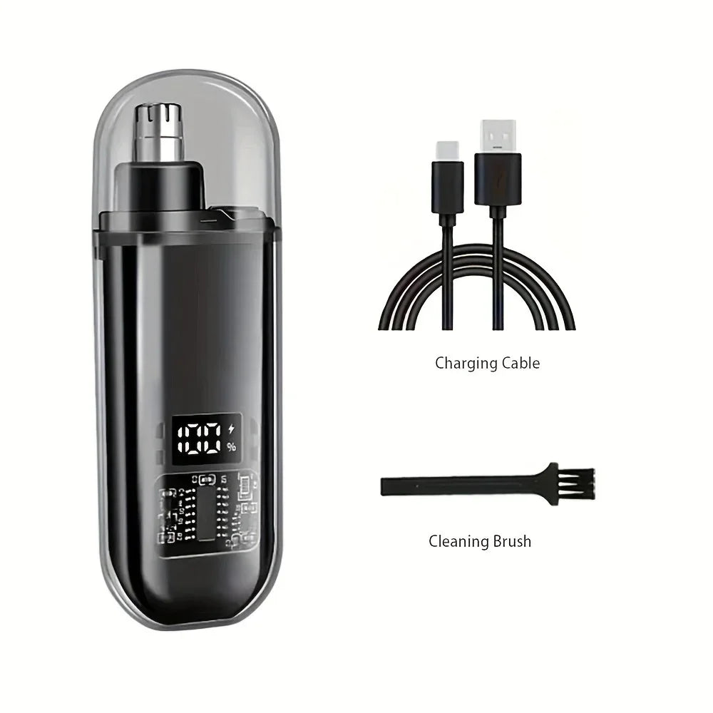 USB Rechargeable Nose &amp; Ear Hair Trimmer for Men