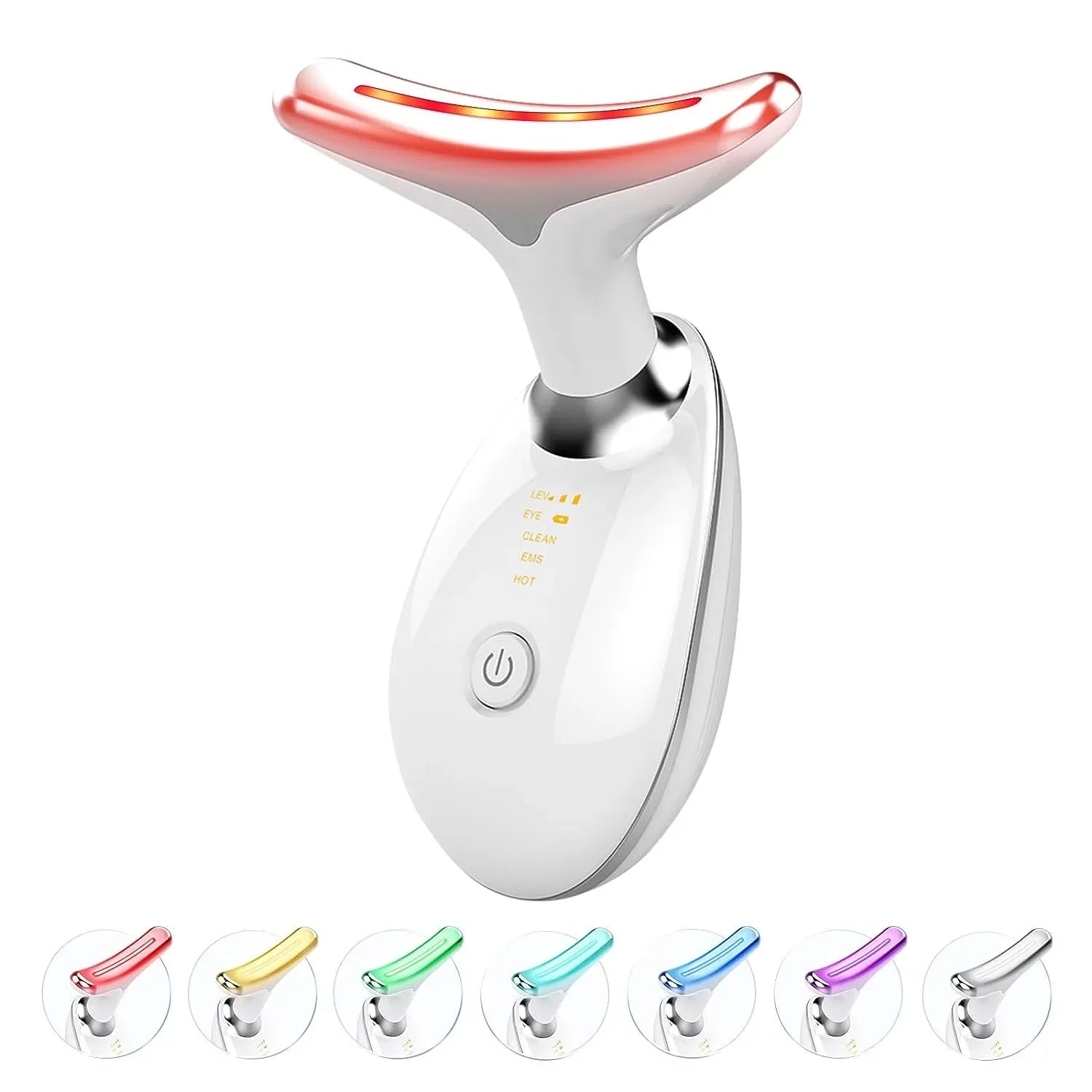 7 Colors EMS Neck Beauty Device Face