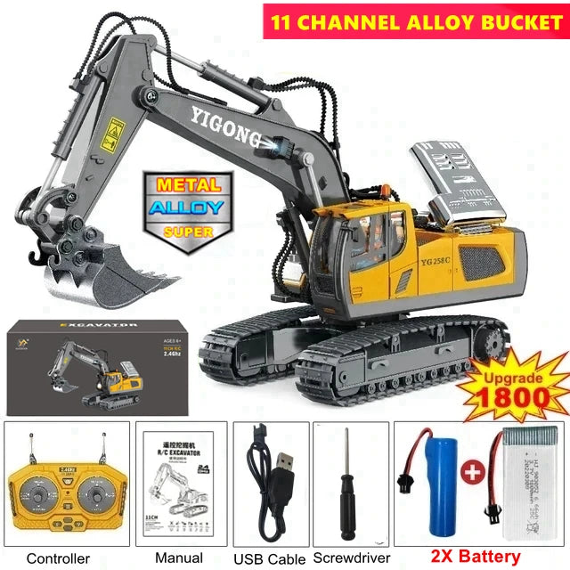 Remote Control Excavator 4x4