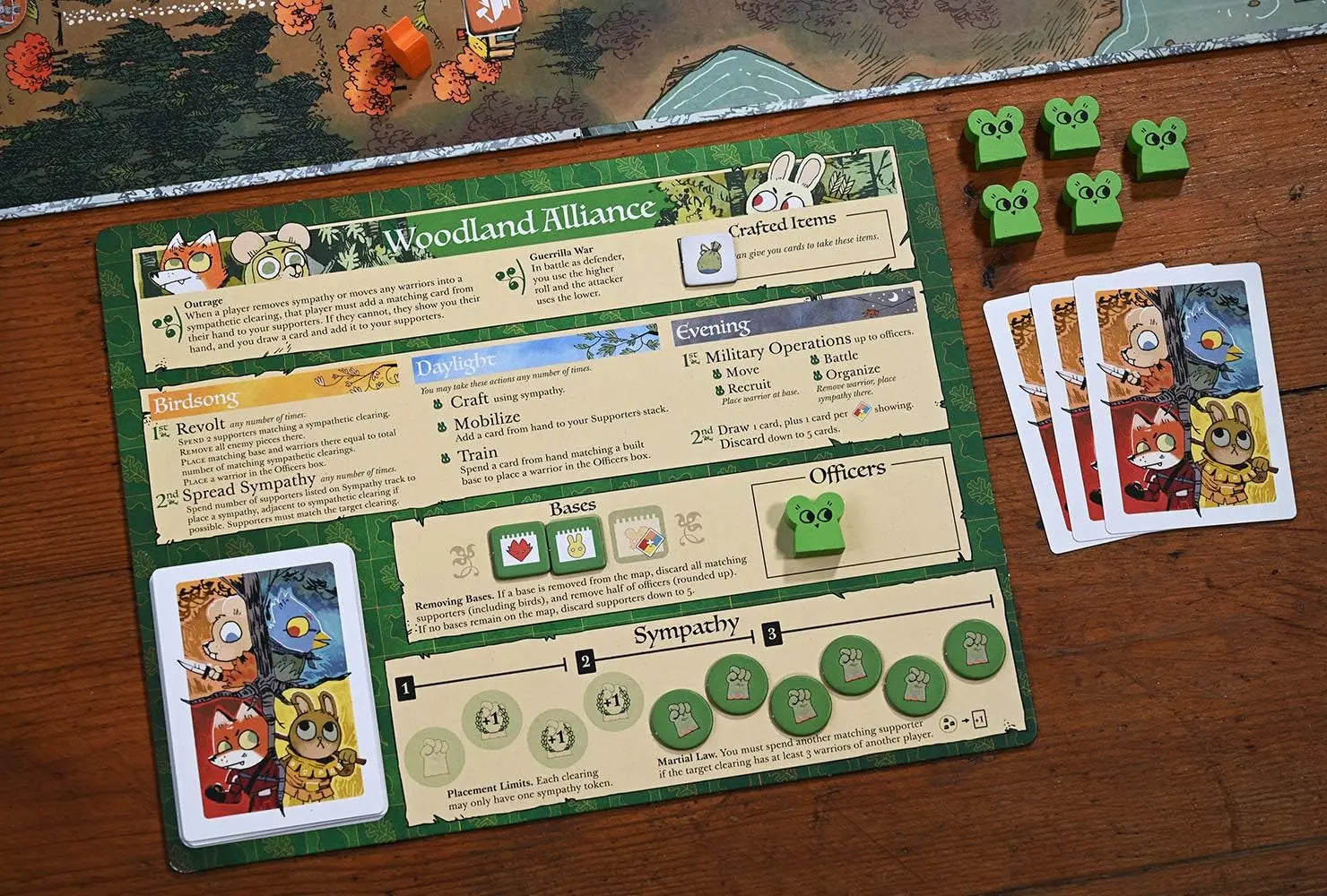 Leder Games Root card games The Riverfolk