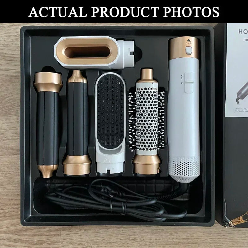 5-in-1 Hair Dryer Hot Comb