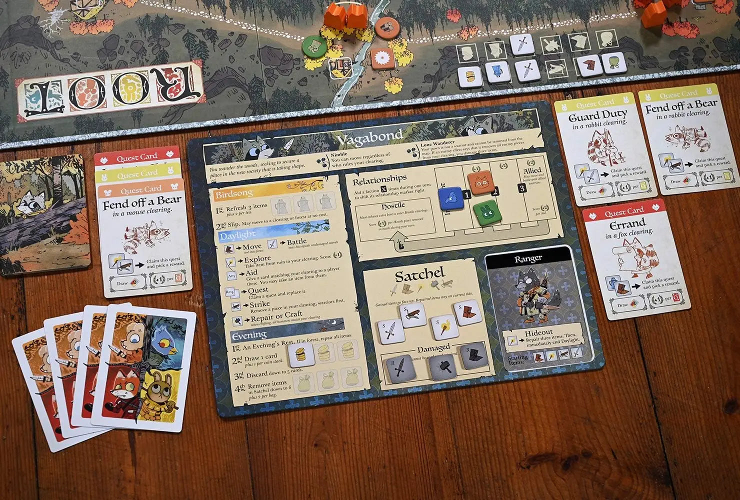 Leder Games Root card games The Riverfolk