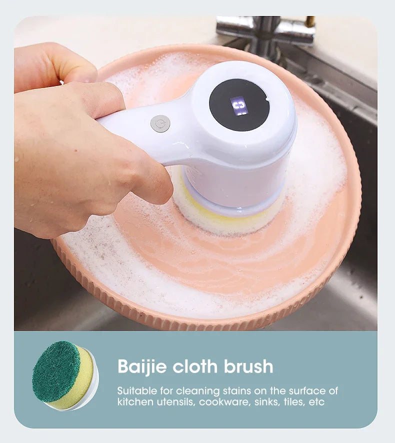 Cordless Electric Spin Scrubber