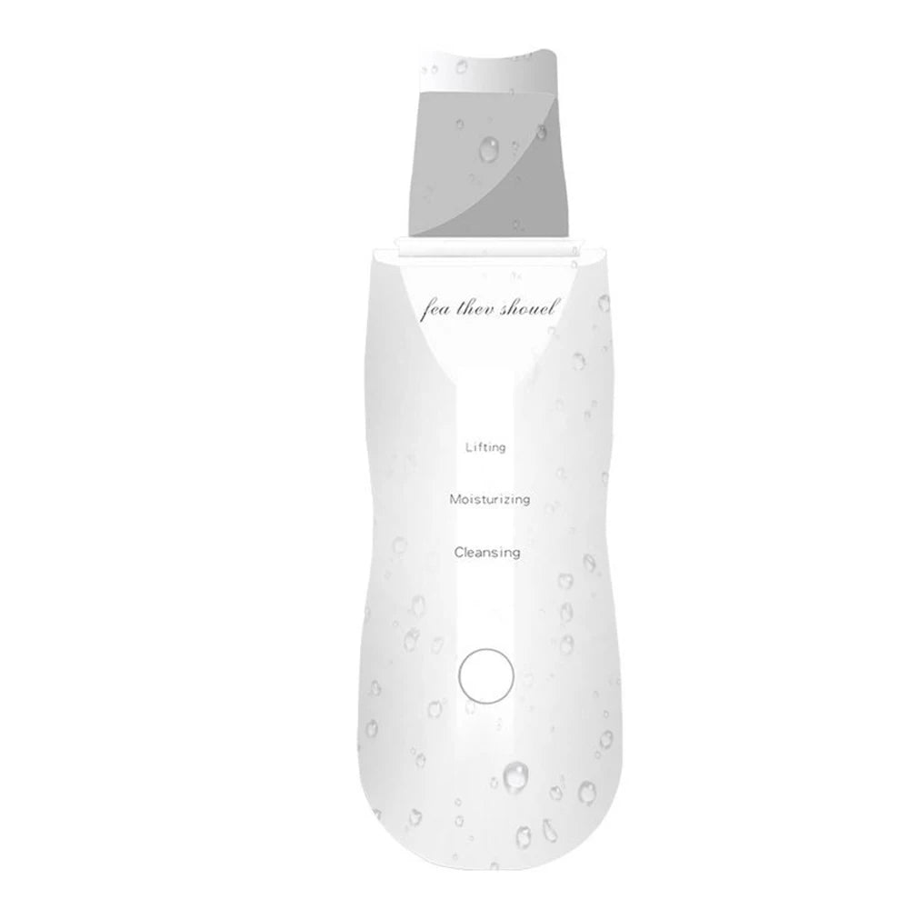 Electric Ultrasonic Skin Scrubber Face Spatula