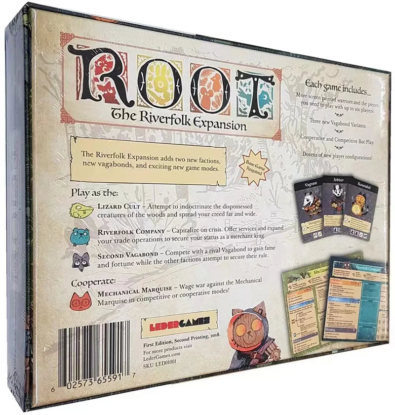 Leder Games Root card games The Riverfolk