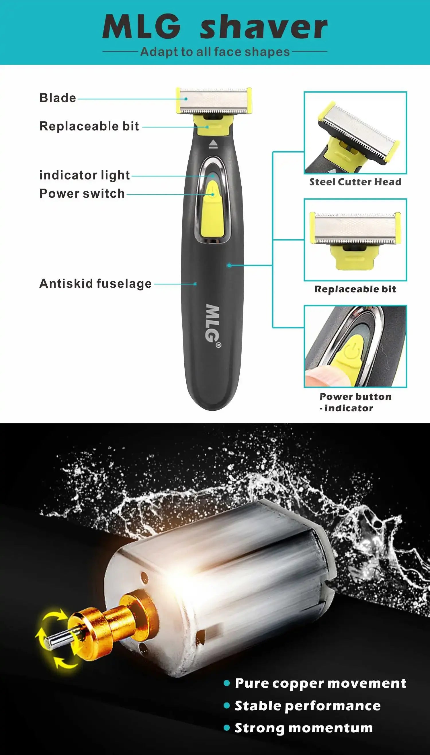 Electric Shaver for Men and Women Portable