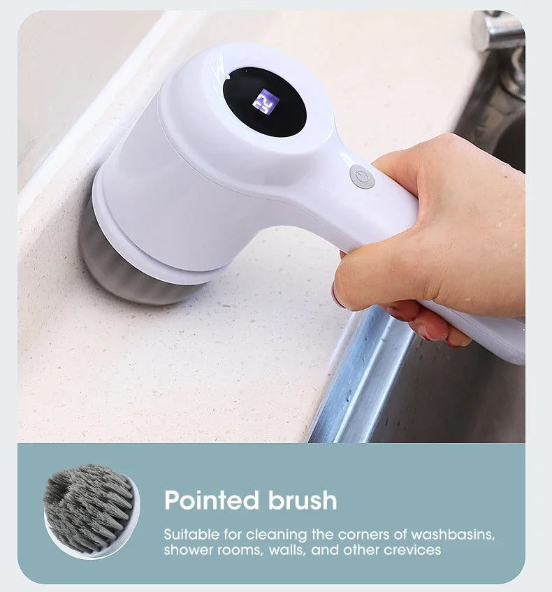 Cordless Electric Spin Scrubber