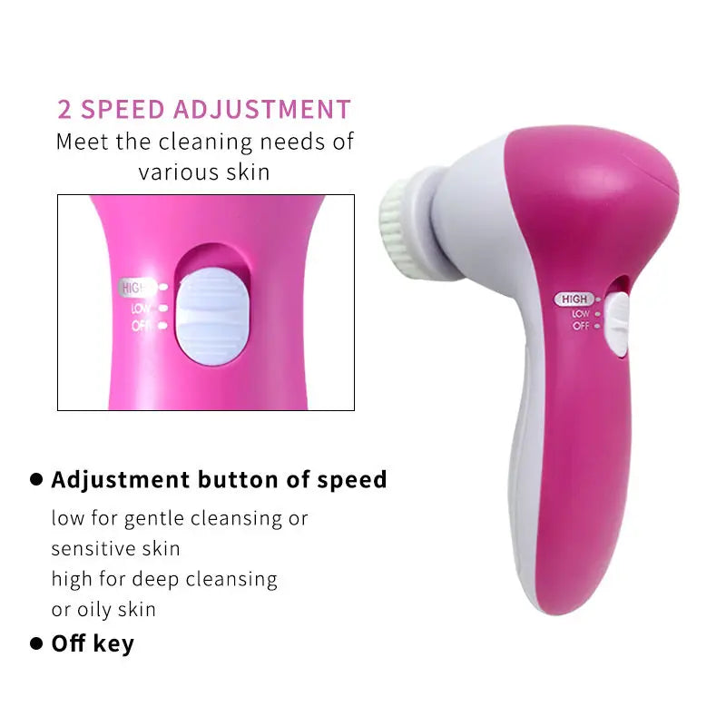 Electric 5 IN 1 Electric Facial Cleanser