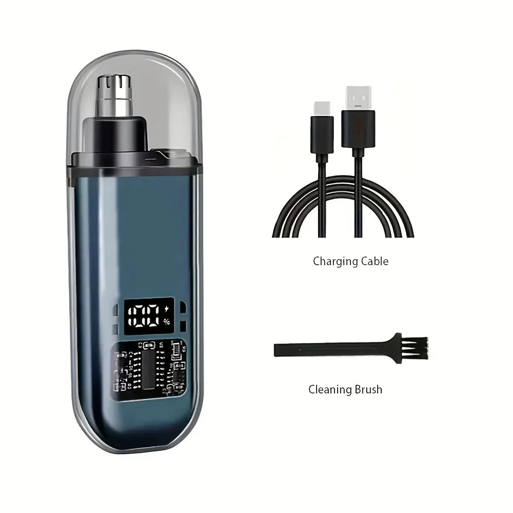 USB Rechargeable Nose &amp; Ear Hair Trimmer for Men