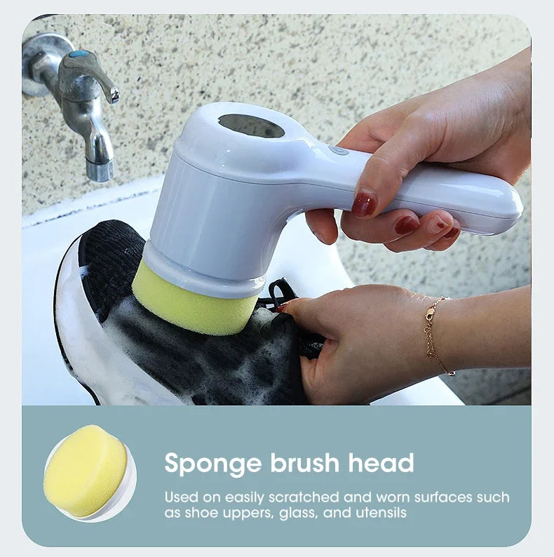 Cordless Electric Spin Scrubber